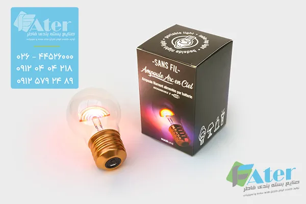 چاپ جعبه لامپ